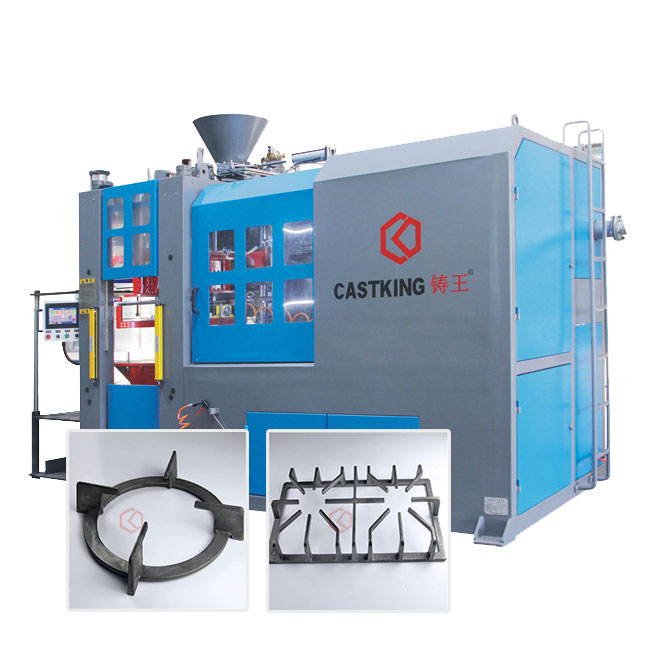 Casting molding machine used for producing furnace accessories