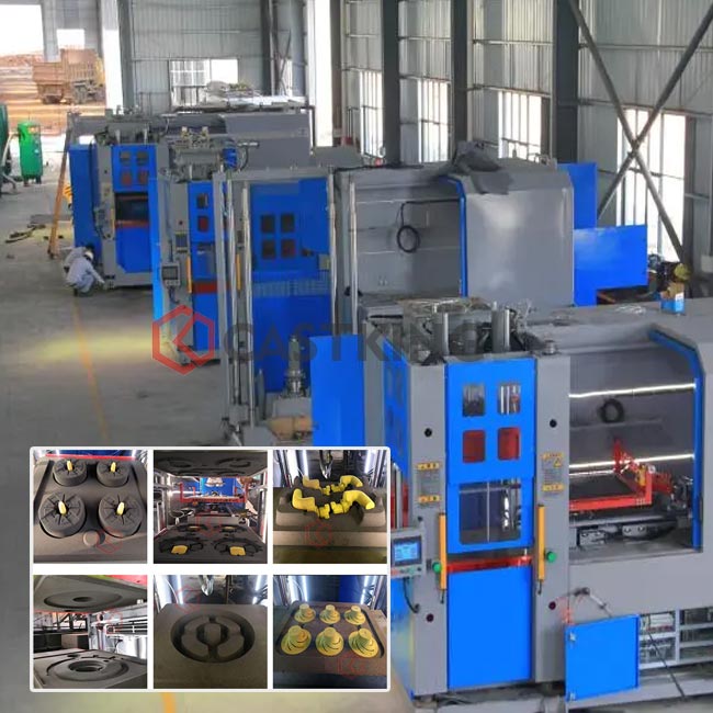 automatic sand molding machine, horizontal flaskless molding machine