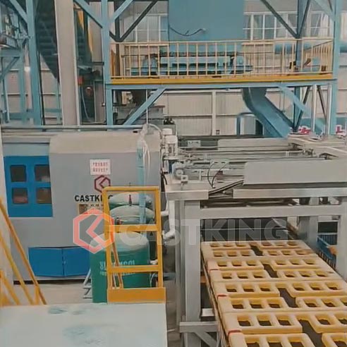 Sand Foundry Molding Machine, Automatic Metal Casting Molding Line